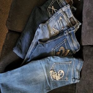 Lot of 4 jeans